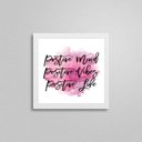Ver imagem 2 de Quadro Quadrado Positive Vibes 20x20cm:Madeira branca