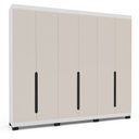 Ver imagem 4 de Guarda Roupa Casal 6 Portas 240cm Madrid Politorno Móveis