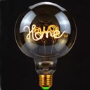 Ver imagem 2 de Lampada Filamento Led G125 Home 3w Vintage Retro Industrial Design E27 2200k