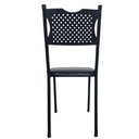 Ver imagem 7 de Kit 6 Cadeira para Cozinha Mc Tubular Almofadada Estrutura Preta com Assento Preto Medcombo