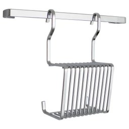 Suporte Organizador de Facas Para Barra de Cozinha - Cromado - 7