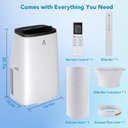 Ver imagem 7 de Takywep Ar-condicionado Portátil 15.000 Btu 3 em 1 Branco