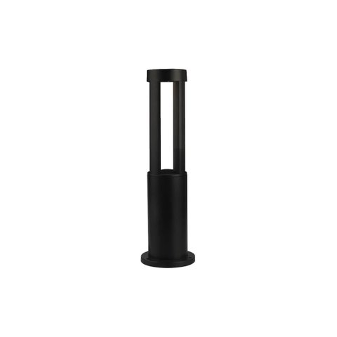 Poste Balizador de Jardim Momo Preto 60cm Led 10w 3000k Bivolt Ip65 Galaxy Led