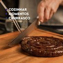 Ver imagem 5 de Kit Churrasco 3 Peças Garfo Faca Inox Tábua Essence