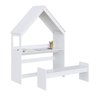 Escrivaninha Infantil Montessoriana Casinha 100% Mdf com Banco Petra Espresso Móveis - 2