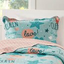 Ver imagem 2 de Kit Cobre Leito Colcha Bouti Solteiro Infantil 2 Peças - Love - 100% Poliéster