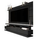 Ver imagem 1 de Conjunto Rack com Painel Vivare 1,80 Tv 72 Polegadas: Black