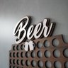 Porta Tampinhas Em Mdf Amadeirado Beer 53X40Cm - 2