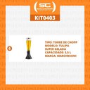 Ver imagem 5 de Kit - 6 Torres de Chopp Tulipa 3,5l Super Gelada - Marchesoni
