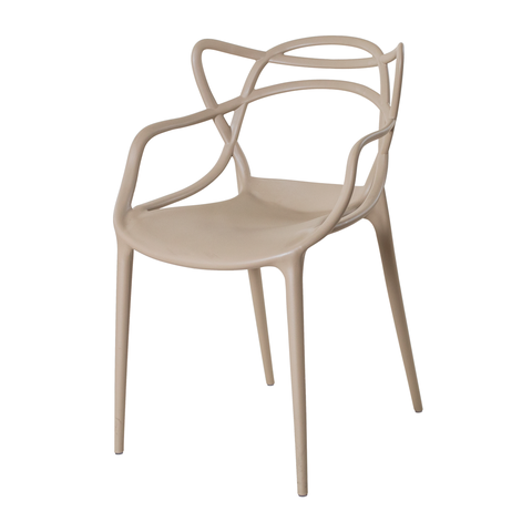 Cadeira Allegra Fendi Polipropileno; Design Moderno para Sala de Jantar e Varanda Gourmet