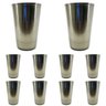 Kit 10un Copo Inox 200ml 10cm - 1