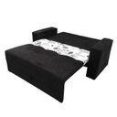 Ver imagem 5 de Sofá-Cama 2 Lugares Pratik 5000 Mamflex Cinza Floral Preto