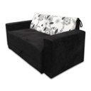 Ver imagem 6 de Sofá-Cama 2 Lugares Pratik 5000 Mamflex Cinza Floral Preto