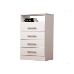 Cômoda Solteiro com 4 Gavetas 100% Mdf Jéssica Acp - 1