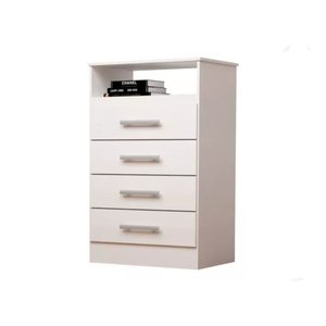 Cômoda Solteiro com 4 Gavetas 100% Mdf Jéssica Acp