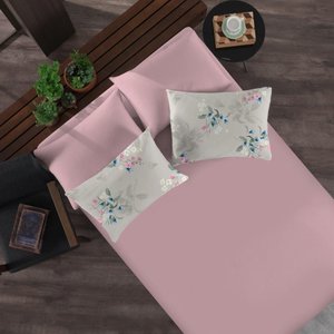 Jogo de Cama Portallar Solteiro 2 peças Doce Vida Boreal Malbec Claro