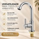 Ver imagem 6 de Torneira Cairo Cromada Aço Inox 304 Multiambientes Goldenx
