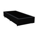 Ver imagem 2 de Cama Box Solteiro Colchão Mola Bonel Belos Sonhos + Box Sintético 60x88x188:preto