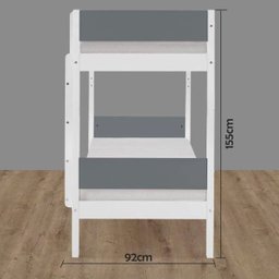 Beliche Branco Laca com Cinza Fit Color - 6