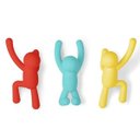 Ver imagem 2 de BUDDY - CONJUNTO CABIDEIROS DE PAREDE COM 3 PEÇAS COLORIDOS UMBRA