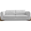 Ver imagem 7 de Sofa Jolie 2 Lugares 160cm Pes Boomerang Linho 211 Grigio Ezz