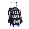 Kit Mochila de Rodinhas + Lancheira + Estojo Duplo Next Level Denlex - 2