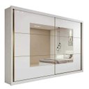 Ver imagem 3 de Guarda Roupa Casal com Espelho 2 Portas de Correr 6 Gavetas Toronto Plus Lopas