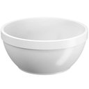 Ver imagem 3 de Kit 6 Cumbucas Plásticas 300ml Brancas Bowl Sobremesa Sorvete Sopa Caldos Uno Coza