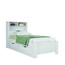 Ver imagem 1 de CAMA SOLTEIRO SANTOS ANDIRA INVICTA COM BAU E 2 GAVETAS BRANCA