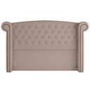 Ver imagem 2 de Kit Cabeceira Estofada Box Casal Valencia e Recamier Veneza 140 Cm Sl-70 - Linho Bege