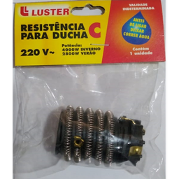 Resistência de Chuveiro LUSTER (Tipo Lorenzetti, Ducha, Max, Gorduchinha e Similar ou outros Modelos - 3