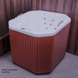Ofurô Astra Zen Luxo 110cmx100cmx78cm com Aquecedor - 3