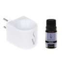 Ver imagem 1 de AROMATIZADOR ELÉTRICO PORCELANA COM ESSÊNCIA 10ML LAVANDA