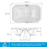 Ofurô Astra Zen Maggiore Luxo 165cmx100cmx80cm sem Aquecedor - 3