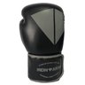 Luva de Boxe Premium 14 oz Preto e Cinza Iron Arm - 3
