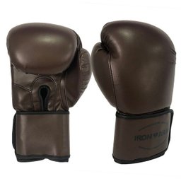 Luva de Boxe Premium 16 oz Marrom Escuro Iron Arm - 2
