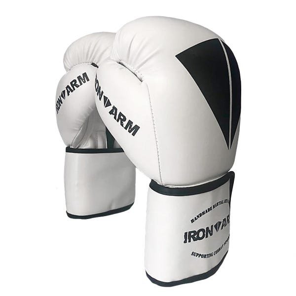 Luva Boxe Muay Thai Branca Kit com Bandagem Iron Arm - 2