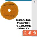 Ver imagem 3 de Kit 5 Disco de Lixa Diamantada Polir Mármore Granito Porcelanato Marmoraria Grão 1500 - Starfer