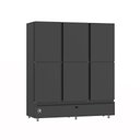 Ver imagem 1 de Mini Câmara 6 Portas Resfriados 1152l Preto 0 a 7ºc Ar Forçado Motor Inferior Mcr6pp Refrimate