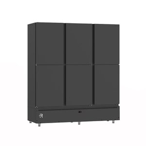 Mini Câmara 6 Portas Resfriados 1152l Preto 0 a 7ºc Ar Forçado Motor Inferior Mcr6pp Refrimate