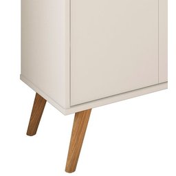 Buffet Aparador 2 Portas Retrô Mark Potenza - Off White - 3 Buffet Aparador 2 Portas Retrô Mark Potenza - Off White - 3