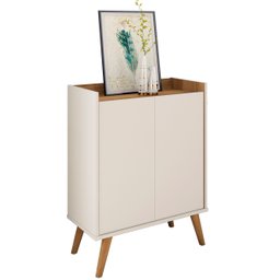 Buffet Aparador 2 Portas Retrô Mark Potenza - Off White - 2 Buffet Aparador 2 Portas Retrô Mark Potenza - Off White - 2