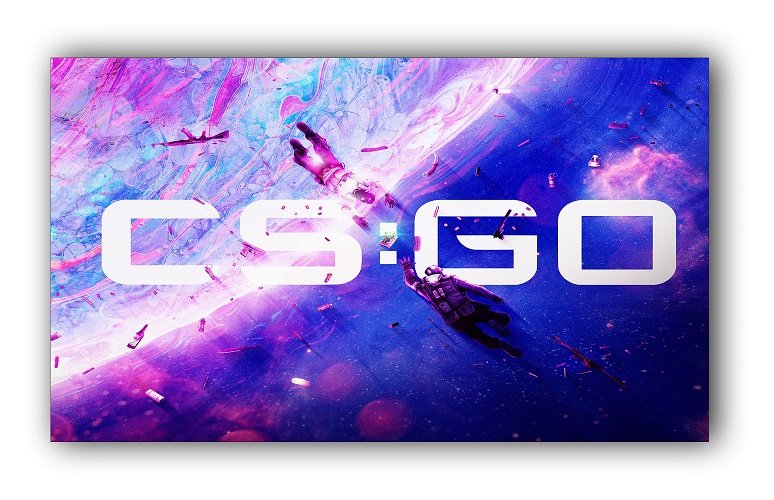 Mouse Pad Personalizado CS GO - 60x35 cm | MadeiraMadeira