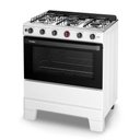 Ver imagem 3 de Fogão a Gás 5 Bocas Automático Ideal Super Branco Mesa Inox F5iab - Esmaltec