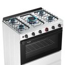 Ver imagem 5 de Fogão a Gás 5 Bocas Automático Ideal Super Branco Mesa Inox F5iab - Esmaltec