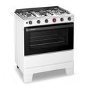 Ver imagem 1 de Fogão a Gás 5 Bocas Automático Ideal Super Branco Mesa Inox F5iab - Esmaltec