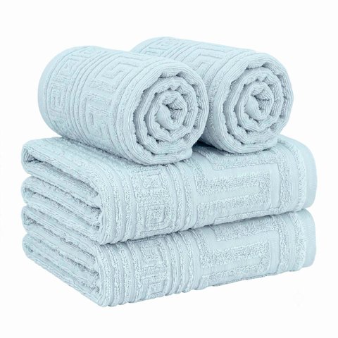 Jogo de Toalha 4 Peças Ágora Extra Soft 100% Algodão Buddemeyer Cor: Azul