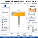 Ver imagem 2 de Fresa de Desbaste com Lâmina Fixa