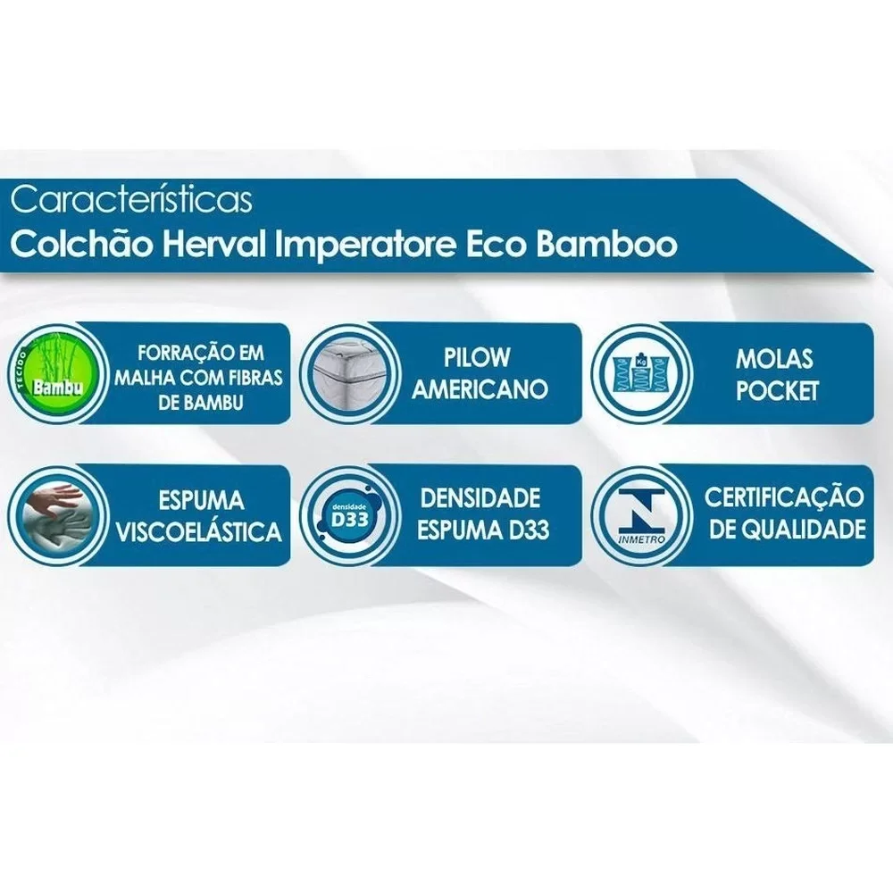 Ver imagem 6 de CONJUNTO BOX IMPERATORE ECO BAMBO HERVAL 193X203X74