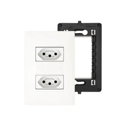 Conjunto 2 Tomada 20a - Branco - Pial Plus+ - Branco - 1